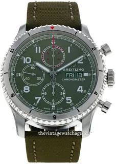 Breitling Aviator 8 A133161A1L1X1 Stainless steel Green