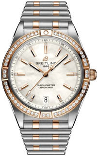 Breitling Chronomat U10380591A2U1 Rose gold and Stainless steel White