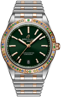 Breitling Chronomat U10380611L1U1 Stainless steel and Red gold Green