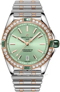 Breitling Chronomat U17356531L1U1 Stainless steel and Red gold Green