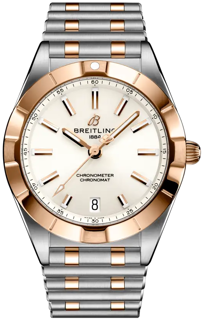 Breitling Chronomat U77310101A1U1 Rose gold and Stainless steel White