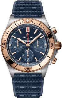 Breitling Chronomat UB0134101C1S1 Stainless Steel$18K Red Gold Blue