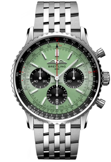 Breitling Navitimer AB0138241L1A1 Stainless steel Green