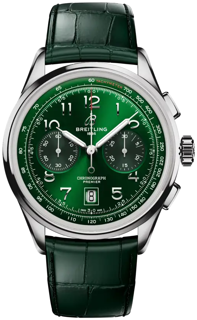 Breitling Premier AB0145371L1P2 42mm Stainless steel Green