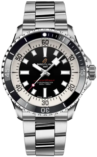 Breitling Superocean A17375211B1A1 22mm Stainless steel Black