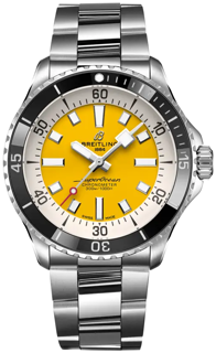 Breitling Superocean A17375211I1A1 Stainless steel White$Yellow