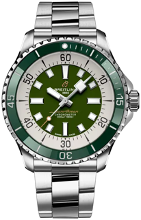 Breitling Superocean A17376A31L1A1 22mm Stainless steel Green