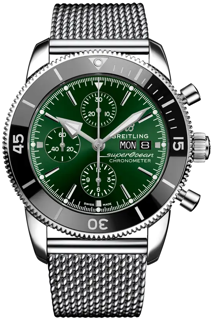 Breitling Superocean Heritage A13313121L1A1 Stainless steel Green