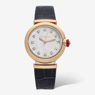 Bulgari Lucea 102638 Stainless steel and 18k rose gold White