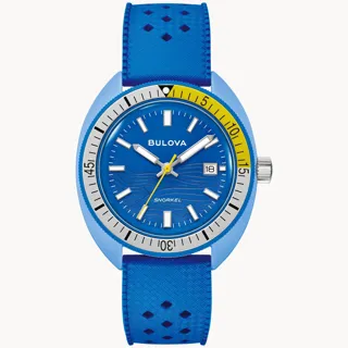 Bulova Snorkel 98B445 41mm Ceramic blue