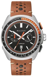 Bulova 98B427 42mm Stainless steel Black