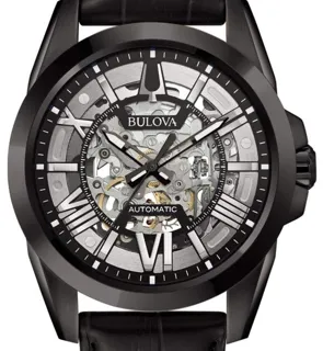 Bulova Sutton 98A304 43mm Stainless steel Black