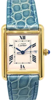 Cartier Must Tank LM 2413 Silver Golden