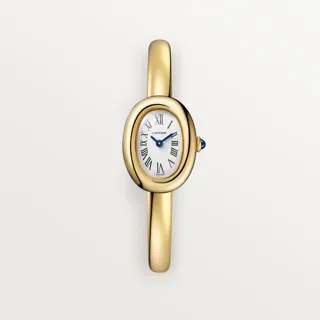 Cartier Baignoire WGBA0044 24.5mm Yellow gold Silver