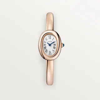 Cartier Baignoire WGBA0047 24.5mm Rose gold Silver