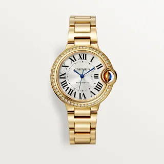 Cartier Ballon Bleu de Cartier WJBB0069 Yellow gold Silver Sunray