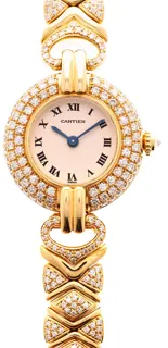 Cartier Colisee 8057922 23mm 18k YG White