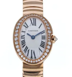 Cartier Mini Baignoire WB520026 25.5mm Rose gold Silver