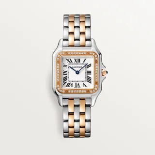 Cartier Panthère W3PN0010 36.5mm Rose gold Silver