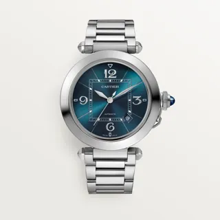 Cartier Pasha WSPA0038 Stainless steel Blue