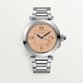 Cartier Pasha WSPA0040 41mm Stainless steel Salmon Colored