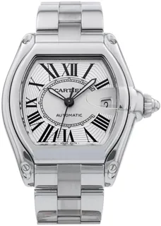 Cartier Roadster W62025V3 39mm Stainless steel Silver