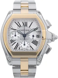 Cartier Roadster W62027Z1 Yellow gold and Stainless steel Silver