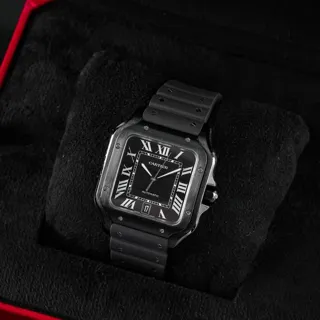 Cartier Santos de Cartier WSSA0039 40mm Stainless steel Black