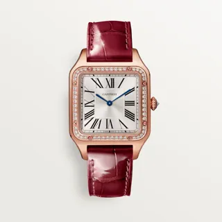 Cartier Santos Dumont WJSA0016 Rose gold Silver