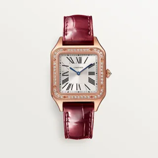 Cartier Santos Dumont WJSA0017 Rose gold Silver