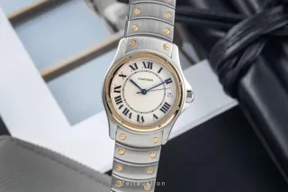 Cartier Santos Ronde W20036R3 Yellow gold and Stainless steel