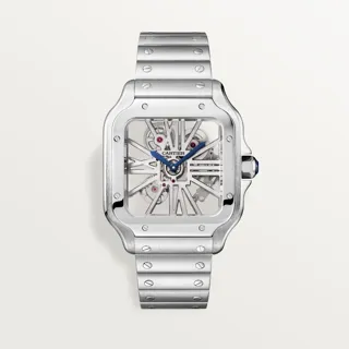 Cartier Santos WHSA0014 47.5mm Stainless steel Silver