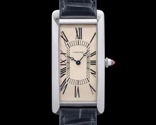 Cartier Tank Cintrée WGTA0193 Platinum Cream