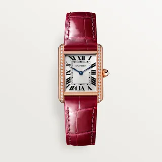 Cartier Tank Louis Cartier WJTA0037 Rose gold Silver