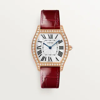 Cartier Tortue WJTO0009 Rose gold Silver Sunray