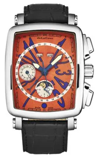 DeLaCour Via Larga WAST1026-ORG 38mm Stainless steel Orange