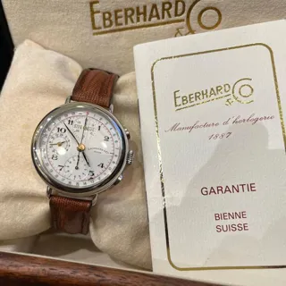 Eberhard & Co. 36018 38mm Silver White