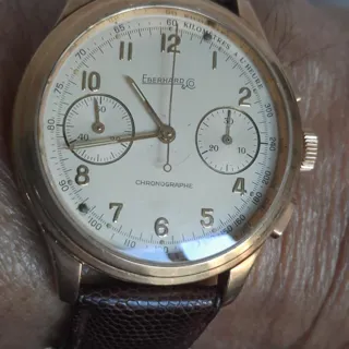 Eberhard & Co. 36mm Yellow gold Champagne