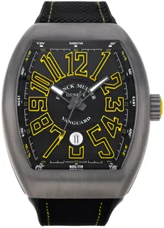 Franck Muller Vanguard V 45 SC DT TT BR JA 44mm Titanium Black