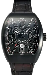 Franck Muller Vanguard V45SCDTTTNRBRTTTTNRN 53.5mm Titanium Black