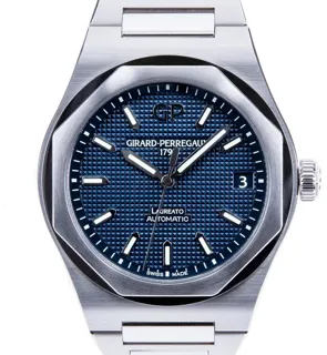 Girard-Perregaux Laureato 81010-11-431-11A 42mm Stainless steel Blue