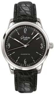 Glashütte Vintage 1-39-52-04-02-04 Stainless steel Black