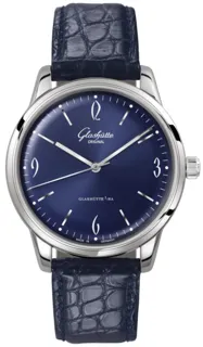 Glashütte Vintage 1-39-52-06-02-04 Stainless steel Blue