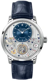 Glashütte Senator 1-58-05-01-03-30 Platinum Blue