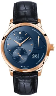 Glashütte PanoReserve 1-65-01-04-15-61 40mm Rose gold Radiant Blue