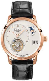 Glashütte PanoLunar Tourbillon 1-93-02-05-05-04 Red gold Silver