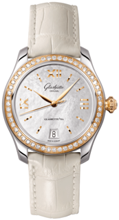 Glashütte Lady Serenade 1-39-22-09-16-04 36mm Bicolor Silver