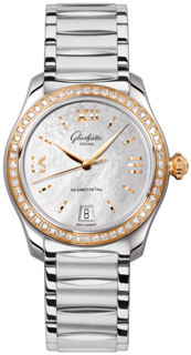 Glashütte Lady Serenade 1-39-22-09-16-34 36mm Bicolor Silver