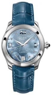 Glashütte Lady Serenade 1-39-22-11-02-04 36mm Stainless steel Blue