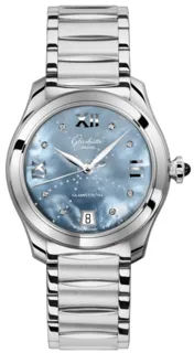 Glashütte Lady Serenade 1-39-22-11-02-34 36mm Stainless steel Blue